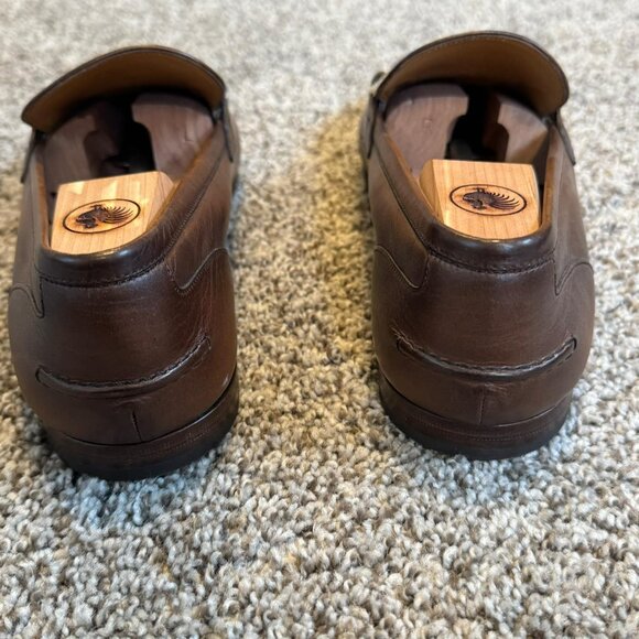 GUCCI JORDAAN Leather Loafers - Picture 5 of 6